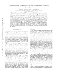 Arxiv:1904.12755V1 [Cond-Mat.Soft] 29 Apr 2019 and Microorganisms As Well As Inanimate Synthetic Parti- Noise Is the Same in Both Frames