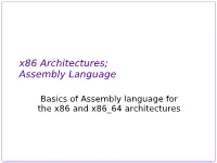 Assembly Language