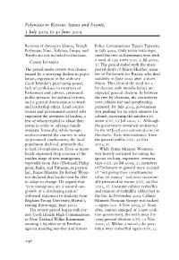 Issues and Events, 1 July 2002 to 30 June 2003