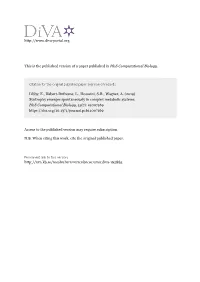 Syntrophy Emerges Spontaneously in Complex Metabolic Systems Plos Computational Biology, 15(7): E1007169