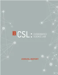 Annual Report 2015 Table of Contents