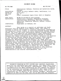 Materials Not Availabiofrom Other Sources. ERIC Makes Every Effort * * to Obtain the Best Copy Available