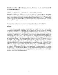 Simultaneous Pu and U Isotope Nuclear Forensics on an Environmentally Recovered Hot Particle