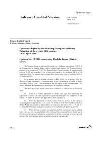 Advance Unedited Version Distr.: General 3 June 2016