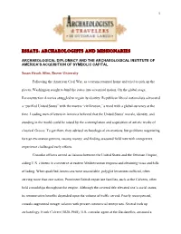 Essays: Archaeologists and Missionaries