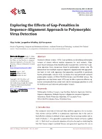 Exploring the Effects of Gap-Penalties in Sequence-Alignment Approach to Polymorphic Virus Detection