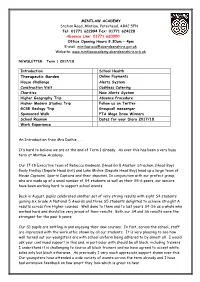 Term 1 Newsletter