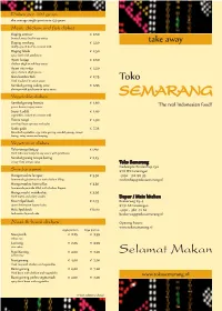 Toko-Semarang Menukaart-2021 Engels.Indd