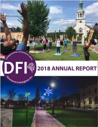 2018 Annual Report Table of Contents