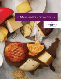 Reference Manual for U.S. Cheese