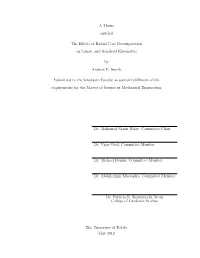 A Thesis Entitled the Effects of Radial Core Decompression on Lunate