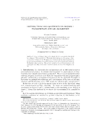 Distributions and Quotients on Degree 1 Nq-Manifolds and Lie Algebroids