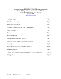 View a Copy of Gilman's CV