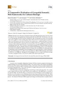 A Comparative Evaluation of Geospatial Semantic Web Frameworks for Cultural Heritage