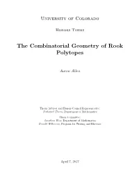 The Combinatorial Geometry of Rook Polytopes