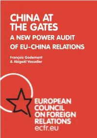 China at the Gates a New Power Audit of Eu-China Relations