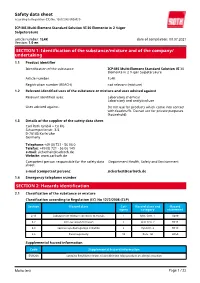 ICP-MS Multi-Element Standard Solution VI