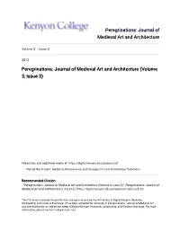 Journal of Medieval Art and Architecture