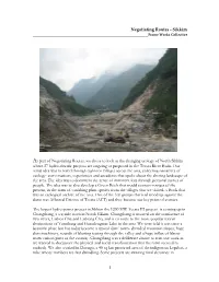 Negotiating Routes- Sikkim