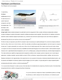 Hardware Architecture - Wikipedia, the Free Encyclopedia Hardware Architecture from Wikipedia, the Free Encyclopedia