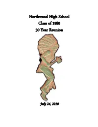 Northwood High School Class of 1980 30 Year Reunion