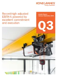Record-High Adjusted EBITA-% Powered by Excellent Commitment and Execution
