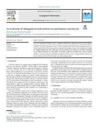 An Evaluation of Videogame Network Architecture Performance and Security