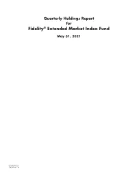 Fidelity® Extended Market Index Fund