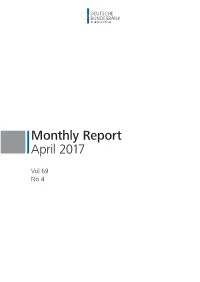Monthly Report April 2017