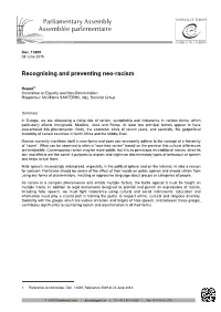 Recognising and Preventing Neo-Racism