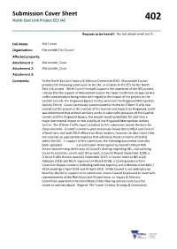 Submission Cover Sheets