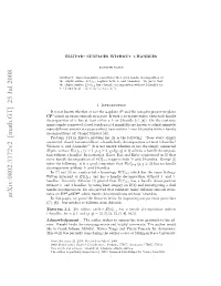 Arxiv:0802.3372V2 [Math.GT] 25 Jul 2008 Inwtot1hnls Npriua,Hrr a N Ib Conjec Kirby of and Kas Decomposition Harer, Handle Particular, Every in 1-Handles