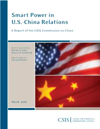 Smart Power in U.S.-China Relations