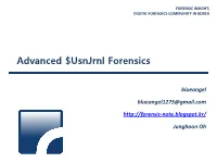 Advanced $Usnjrnl Forensics