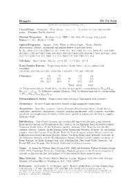Braggite (Pt, Pd, Ni)S