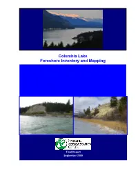 Columbia Lake Foreshore Inventory and Mapping