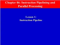 Instruction Pipeline Objective