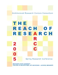 Rese a C R Hc Reach R C O F T H E 0 5