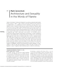 Architecture and Sexuality in the Words of Filarete