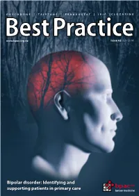 BIPOLAR DISORDER: Identifying and Supporting Patients in Primary Care