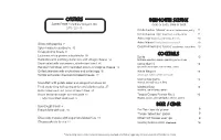 Cervo's Menu July 2021.Indd