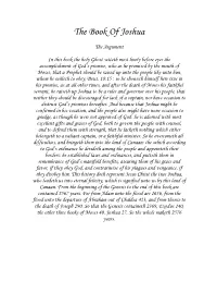 The Book of Joshua