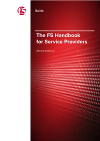 The F5 Handbook for Service Providers