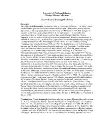 University of Oklahoma Libraries Western History Collections