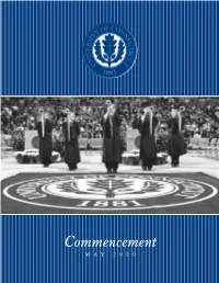 2020 Commencement Program.Pdf