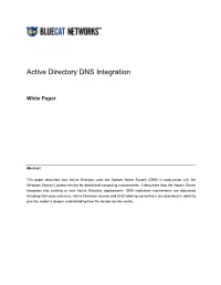 Active Directory DNS Integration.Book