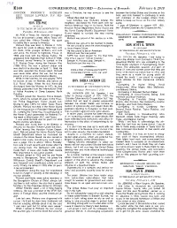 CONGRESSIONAL RECORD— Extensions Of