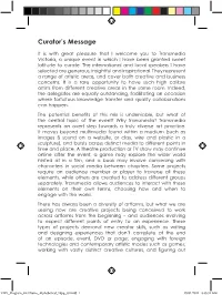 Curator's Message