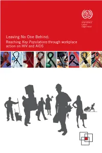 Leaving No One Behind: Reaching Key Populations Through Workplace Action on HIV and AIDS