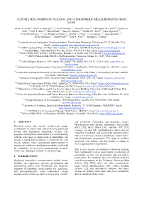 Automated Underway Oceanic and Atmospheric Measurements from Ships